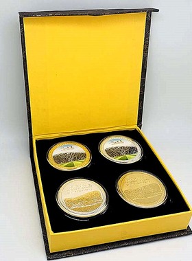 北京鸟巢水立方硬币金币景区币