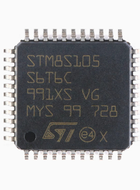 STM8S105S6T6C LQFP-44 16MHz/32KB闪存/8位微控制器MCU全新原装
