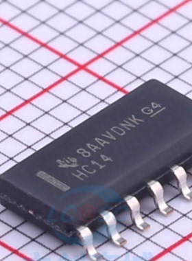 SN74HC14DR 全新原装正品 丝印HC14 六路施密特触发反向器 SOP14