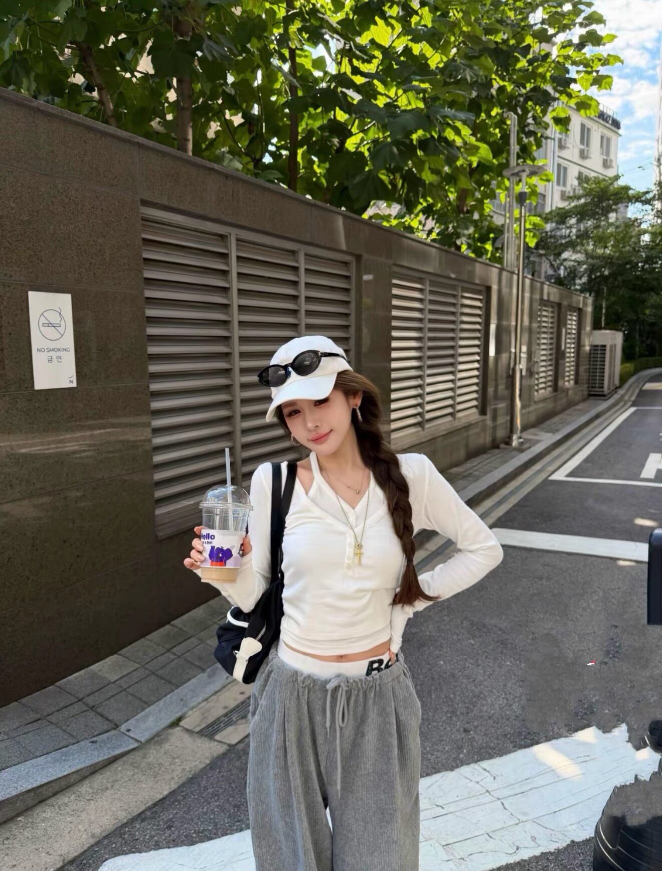 2026秋韩版百搭显瘦假两件长袖t恤女修身设计感小众上衣