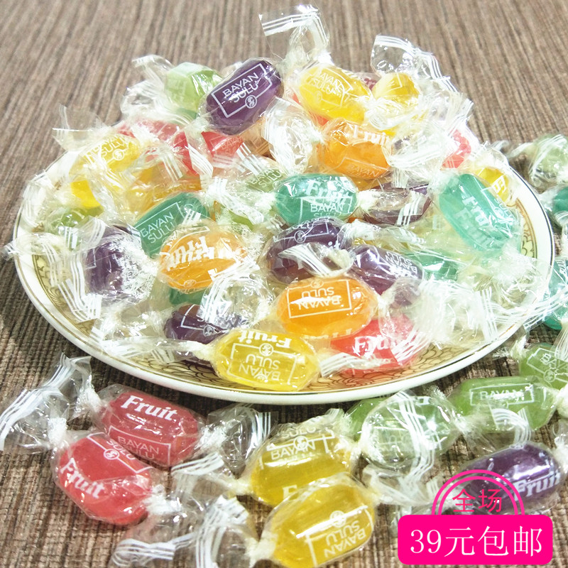 进口俄罗斯小水果夹心硬糖巴彦思路糖果哈萨克产网红小零食品喜糖