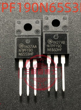 NTPF190N65S3HF 650V MOS场效应管功率管 TO-220F 全新现货 直拍