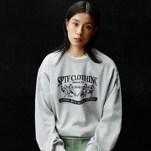 AW25 圆领印花卫衣 SUPERTOFU 趣味复古手绘图案