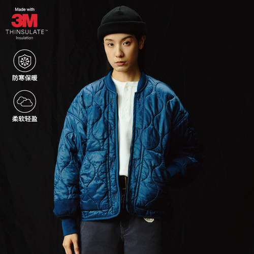 SUPERTOFU新雪丽3M棉 衍缝间棉 双开拉链 内胆薄款夹克 AW25