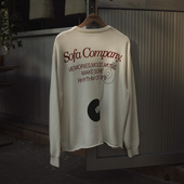 针织衫 SUPERTOFU 唱针印花图案 卷边细节 SPTF AW24