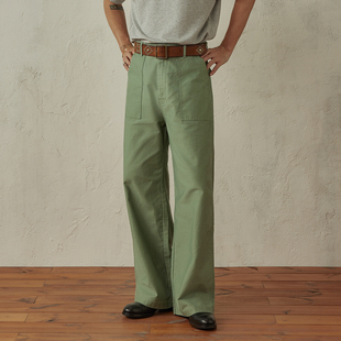 竹节纹理 直筒长裤 酵洗做旧 OG107 AW25 进口菱形扣 SUPERTOFU