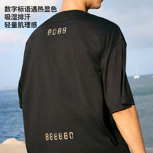 【限时特价】SUPERTOFU「遇热显色抗菌防螨」数字图案短袖T恤SS26