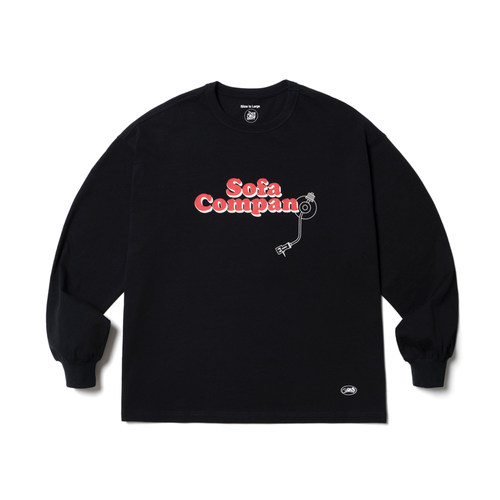 SUPERTOFU(SPTF) AW24 舒服公司SofaCompany 唱针图案 长袖T恤