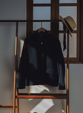 SUPERTOFU(SPTF) AW24 纽扣口袋 翻领拉链夹克