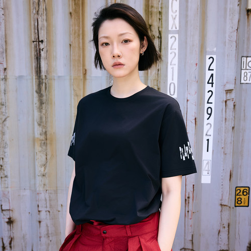 SUPERTOFU吸湿速干 3M反光图案 正肩版型  微弹运动短袖T恤 SS26