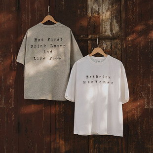 T恤 SUPERTOFU 新疆棉短袖 舒适抗皱 AW25 做旧字体标语