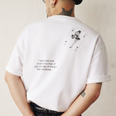 SUPERTOFU爵士扑克图案 SS25 T恤 250g新疆长绒棉 舒服公司短袖