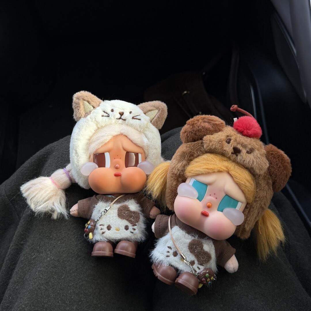 CRYBABY哭娃度假Vacation搪胶毛绒沙滩小憩娃衣咕噜咕噜着替衣服