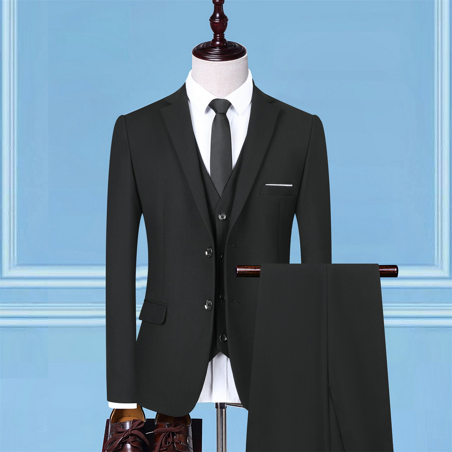 西服套装男商务职业正装结婚礼服