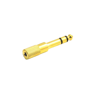 适用于雅马哈电钢琴电子琴 鼓耳机话筒音响吉他转接头转换器6.5转3.5插头6.35mm母音频 头音箱