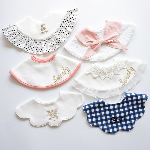 婴儿围嘴宝宝口水巾纯棉围兜