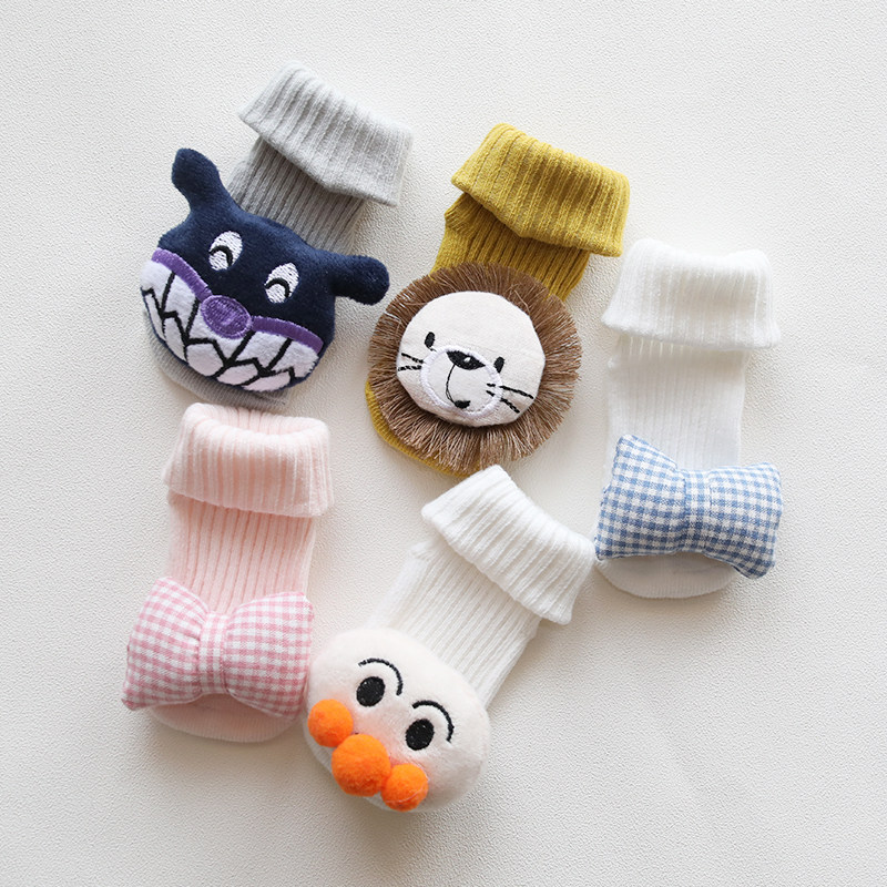 ins韩版新款卡通配饰宝宝地板袜点胶防滑学步婴儿袜子公仔中筒袜|msdalam kategori Kanak-kanak/Bayi/Keluarga dipasang, sarung kaki kanak-kanak (0-16 tahun) - dari Buy2taobao.com untuk memberikan perkhidmatan ejen Taobao profesional membeli