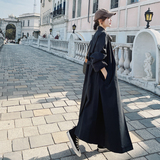 已出货2023春季新款灯芯绒拼接深灰色风衣225-7010-P145-控198，女装风衣，浙宝225