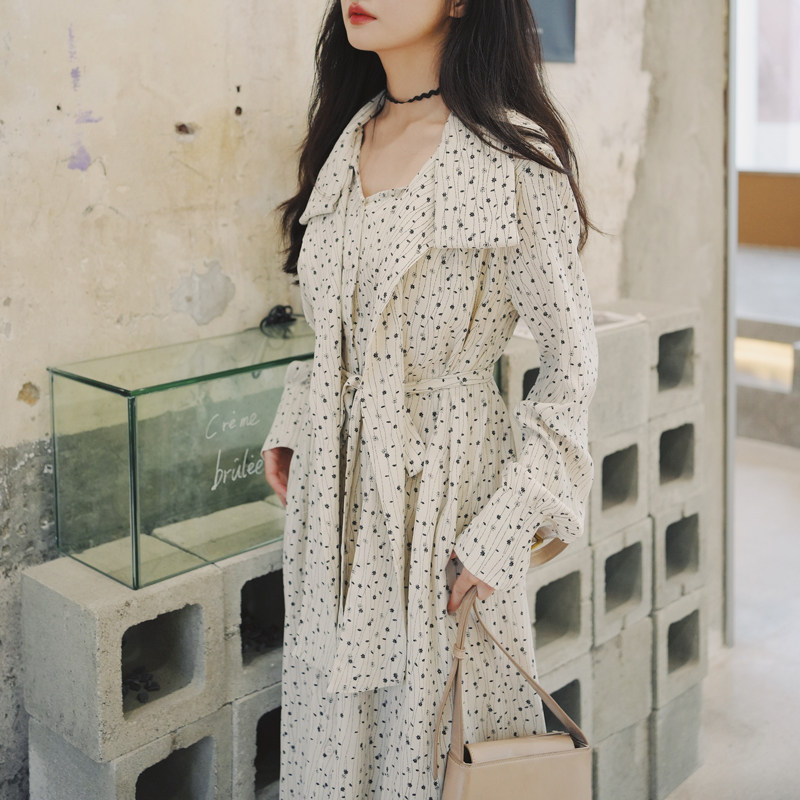 已出货2022秋季新款韩剧同款长袖连衣裙225-7006-P115-控168,女装连衣裙,浙宝225