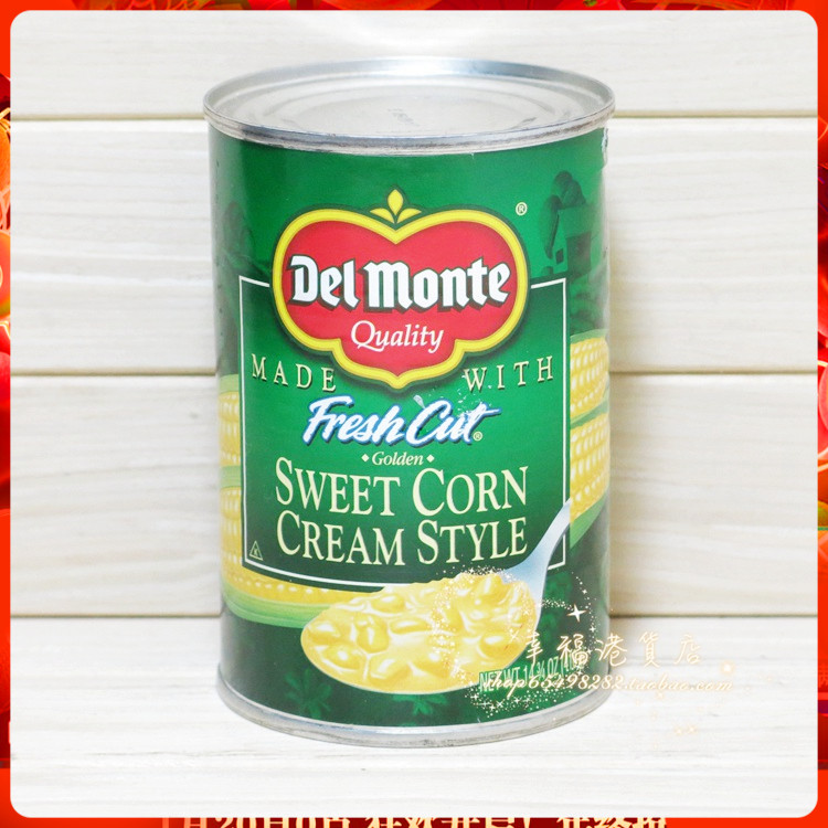 金冠卖家 港版DelMonte/地扪甜玉米羹 粟米羹罐头 418克图片