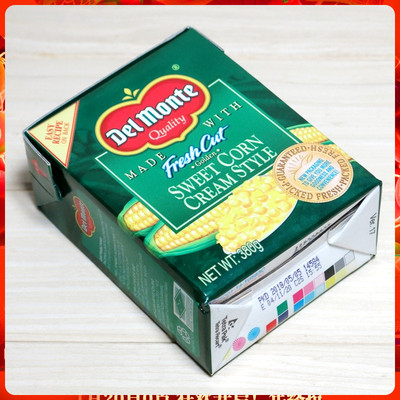 金冠卖家 港版DelMonte/地扪甜玉米羹玉米蓉 粟米羹粟米蓉 380克