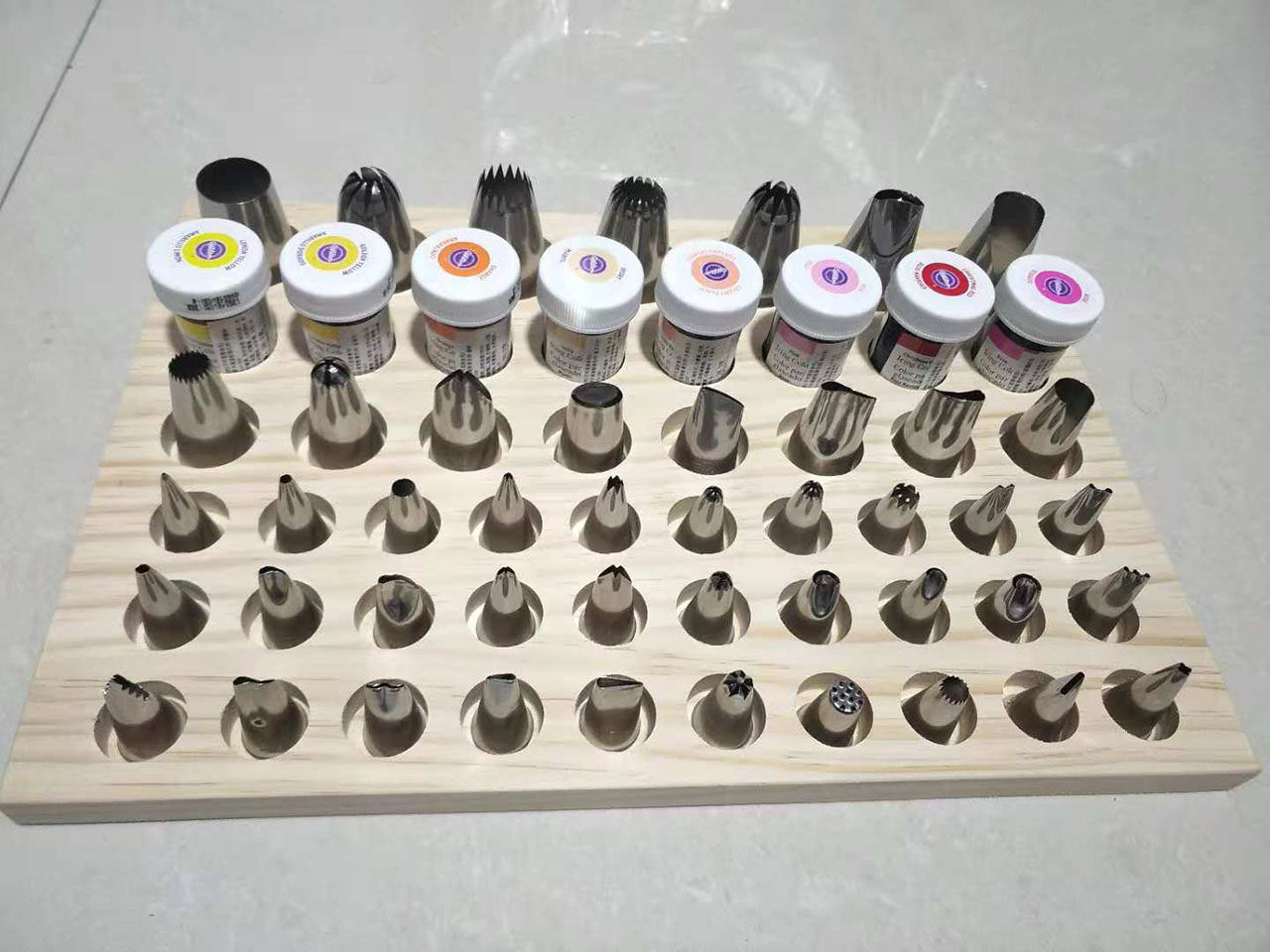 裱花嘴整理台 wilton 惠尔通色素收纳台  花嘴工作台 色素工作台