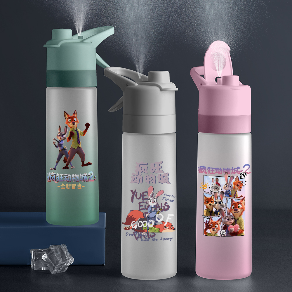 疯狂动物城2尼克朱迪卡通杯子