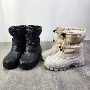 出口瑞典3M新雪丽抗寒户外雪地靴男女款防水防滑中筒加绒保暖棉鞋