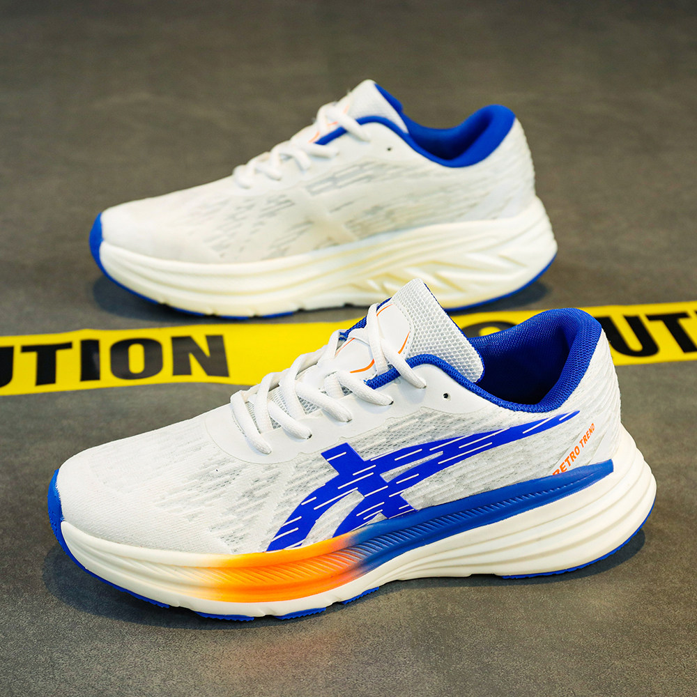 工厂单尾货新款夏季男女网面透气运动鞋厚底增高减震时尚慢跑鞋男