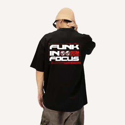 keepingGear| Future联名系列FunkInFocus·潮牌嘻哈短袖黑白街舞
