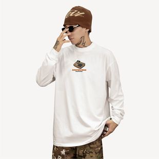 KeepingGear新款Dropthebeat潮牌嘻哈短袖长袖卫衣黑白街舞街头