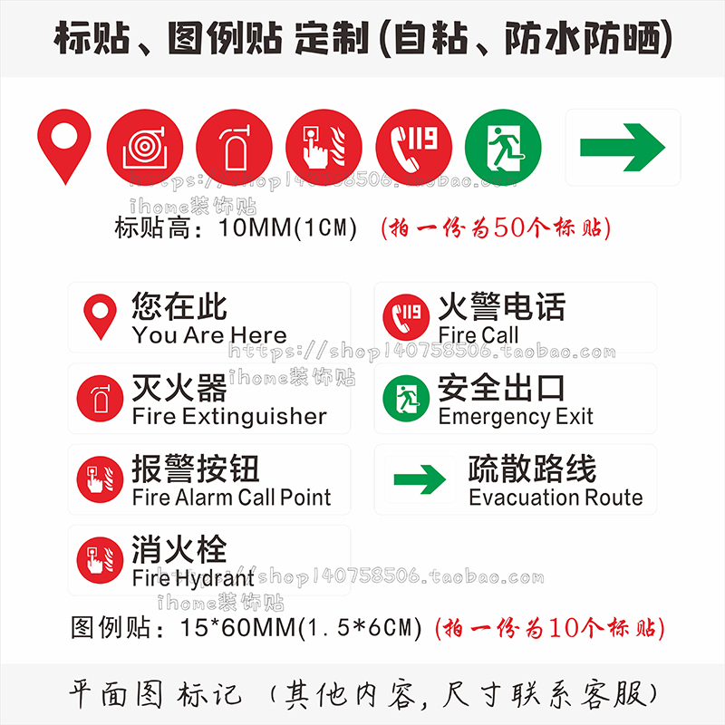 地图消防平面图当前所在位置