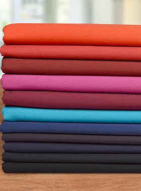 新品仿毛贡丝锦无弹春夏西装面来diy混纺男女款服装裤子裙子笔挺