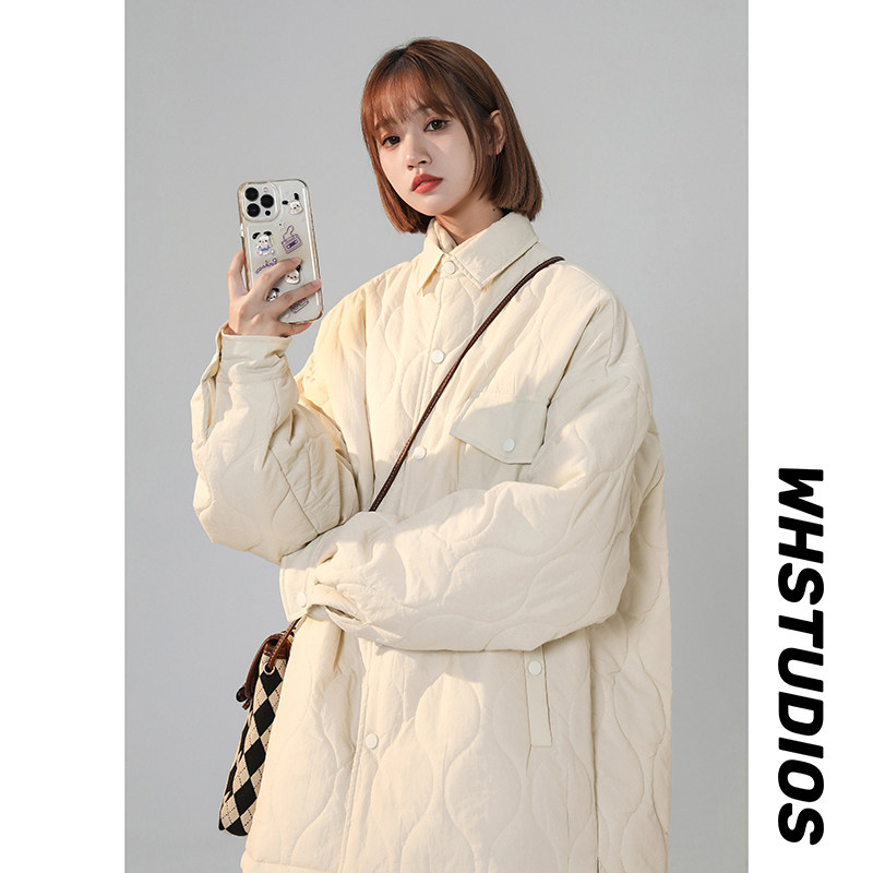 冬季新款潮流加厚保暖翻领棉衣外套情侣棉服1003W608P105,男装棉衣,星座1003