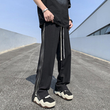 2024春夏潮流高街侧边拉链设计宽松休闲裤1003K89P65，男装休闲裤，星座1003