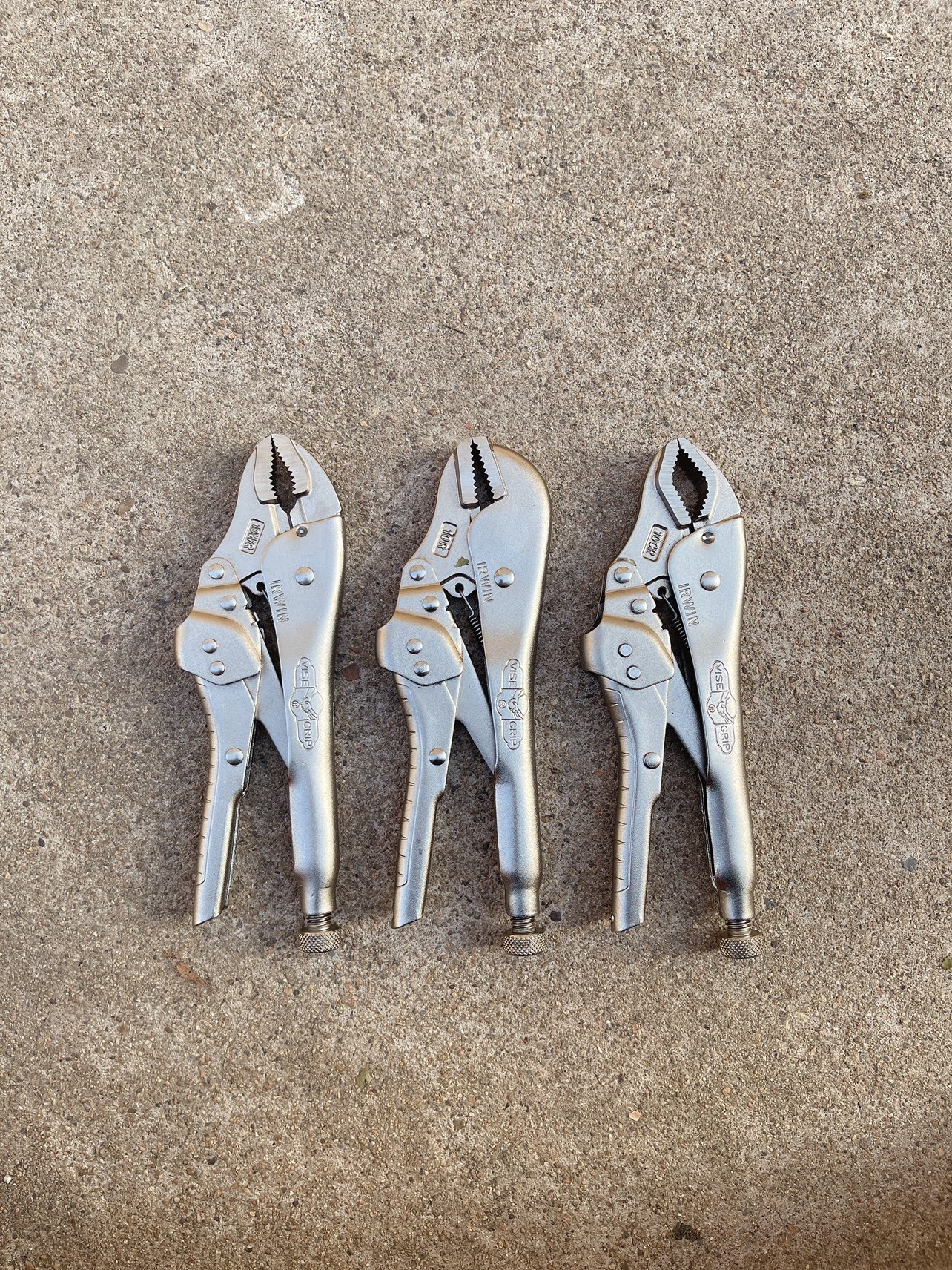 美国进口vise-grip握手牌10寸大力钳圆口直口曲口快速释放大力钳