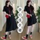 孕妇装 短袖 连衣裙夏季 小个子夏天t恤裙子宽松大码 裙 新款 休闲韩版