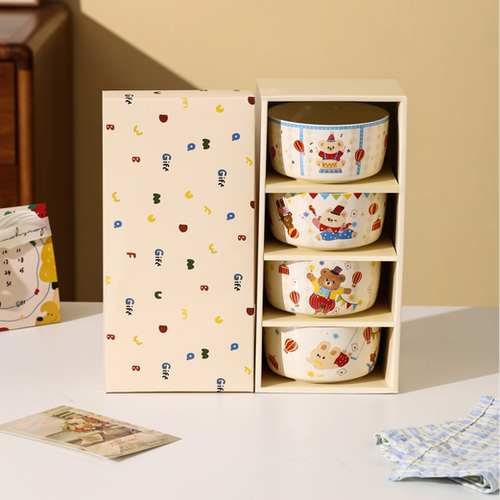 马戏团2025新款吃饭碗高颜值一人一色米饭碗可爱家用个人专用碗