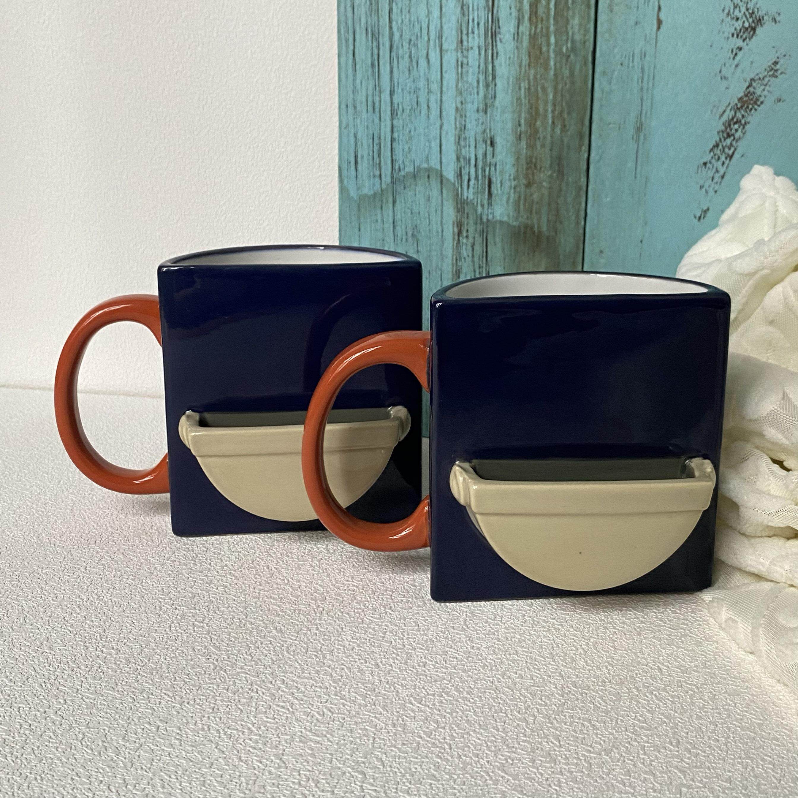 口袋马克杯陶瓷杯创意喝水杯子家用小众设计感早餐杯咖啡杯茶杯