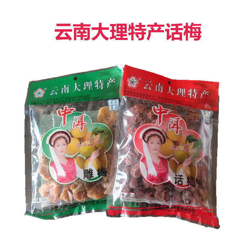 云南特产中洱话梅250克中洱雕梅