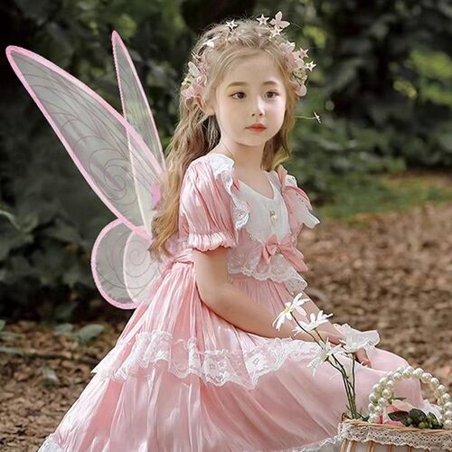 蝴蝶仙子翅膀精灵公主小女孩背饰儿童节圣诞节表演服儿童过年玩具