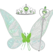 蝴蝶仙子翅膀精灵公主小女孩背饰儿童节圣诞节表演服儿童过年玩具