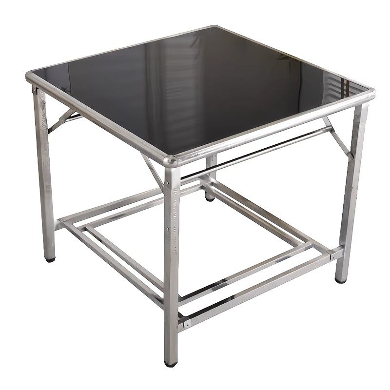 不锈钢烤火桌家用取暖正方形加厚加固饭餐棋牌娱乐可折叠烤火方桌,住宅家具,不锈钢/PVC餐桌,淘宝优惠券,粉丝福利购,淘宝优惠卷