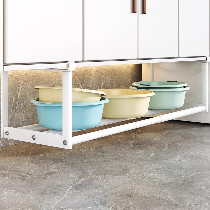 盆子可置物架下洗脸盆伸缩脸盆挂架卫生间收纳架子挂盆浴室柜