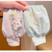 男童女童宝宝双层尼龙袖 秋冬儿童卡通袖 套防脏污防水可爱束口护袖