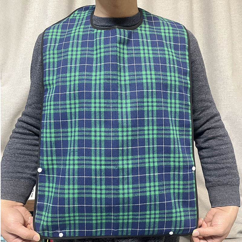 系带大童成人围嘴罩老年人口水巾养老院加大号围裙饭免洗吃饭围兜