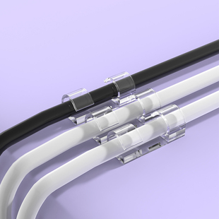 鱼缸免打孔自粘卡扣温度计氧气管水管电线固定器加热棒整理夹卡子