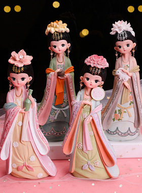 少女心古风玩偶旅游景点纪念品