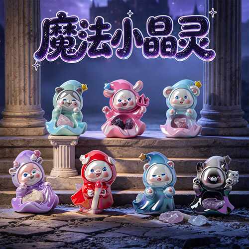 魔法小晶灵盲盒梦幻精灵手办