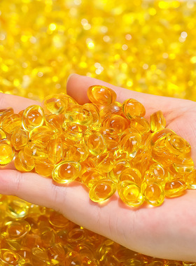 琉璃水晶金元宝摆件办公室桌面